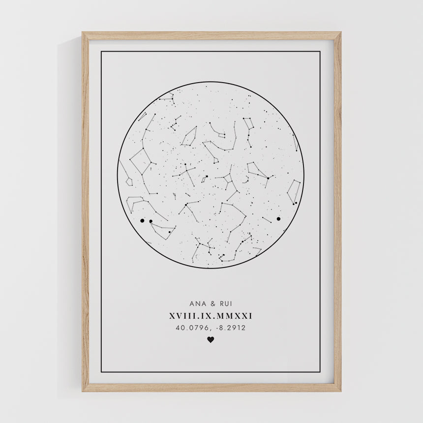 Mapa de Estrelas • Vintage