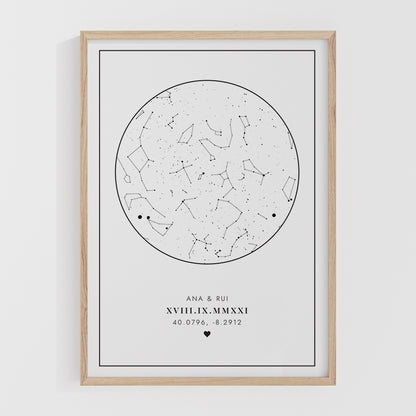 Mapa de Estrelas • Vintage