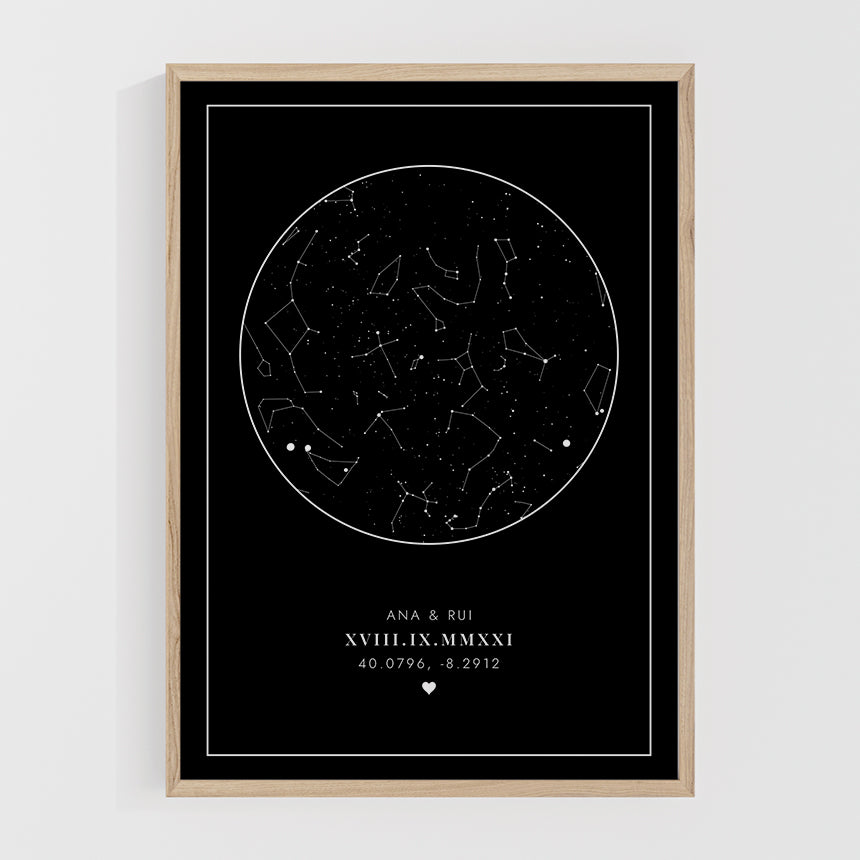 Mapa de Estrelas • Vintage