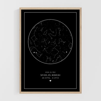 Mapa de Estrelas • Vintage