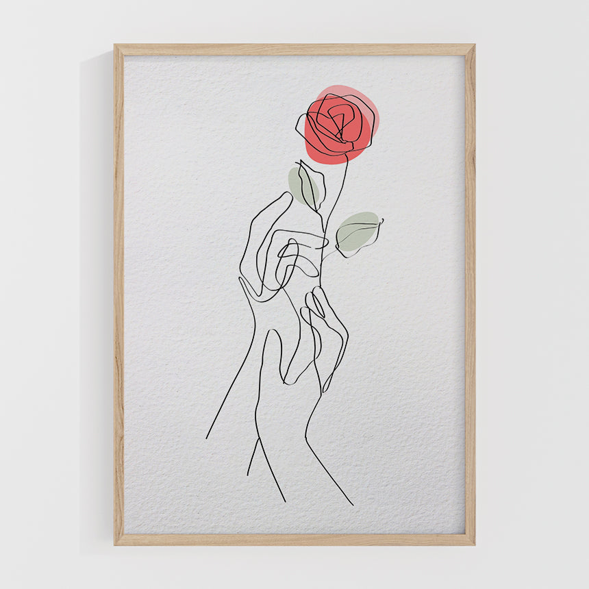 Poster • Red Rose